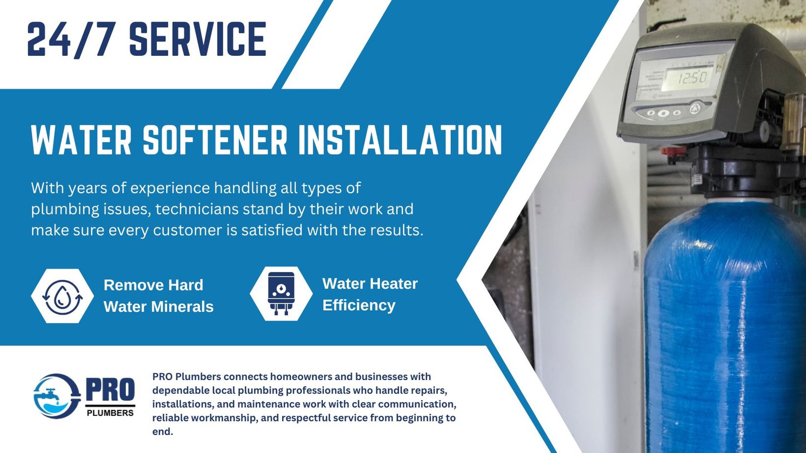 Water softener installation in Victoria, TX